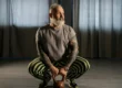 Elder man with tattoos