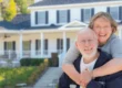 senior couple living happily in affordable income housing